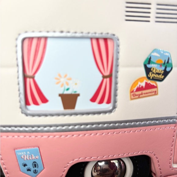 Kate Spade Rare Pink and White Camper Crossbody Bag - Picture 8 of 11